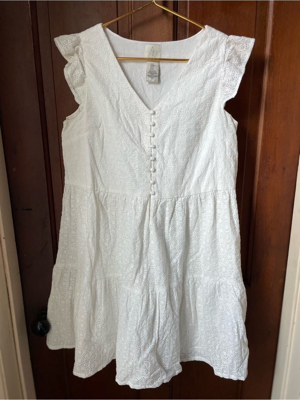 Joie women's medium white dress